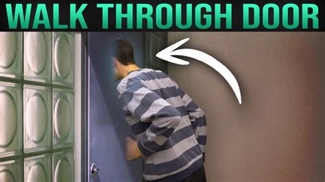 How To Walk Through Door Like A Ghost│magic Trick Youtube