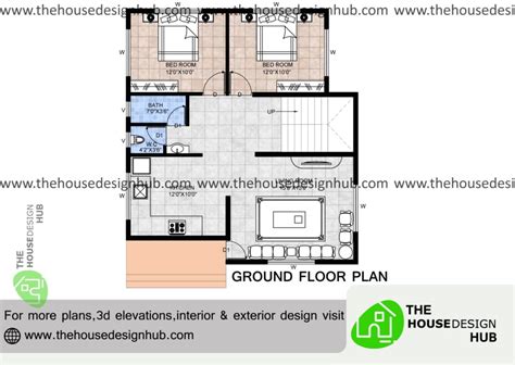 29 X 32 Ft 4 Bhk Duplex House Plan In 1600 Sq Ft The House Design Hub