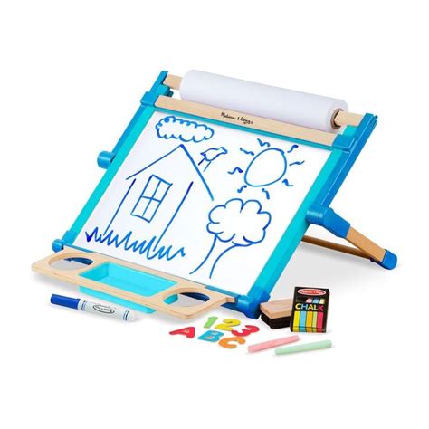Melissa And Doug Double Sided Magnetic Tabletop Easel Tabletop Easel