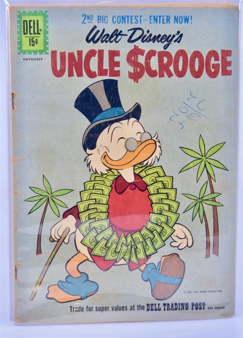 1961 Walt Disneys Uncle Scrooge Issue 35 Vintage Com