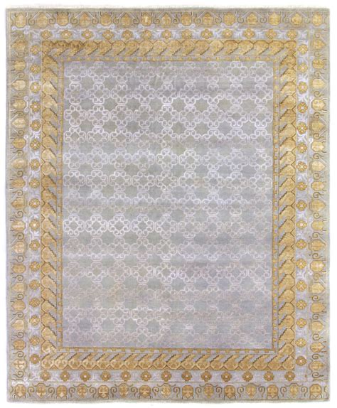4050 x 4050 jpeg 3035 кб. Exquisite Rugs Khotan Hand Knotted 5017 Gray - Gold | Rug Studio