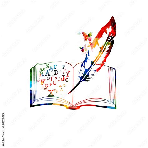 Colorful Open Book