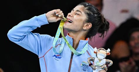 Boxing Nikhat Zareen Panghal Nitu Grab Maiden Cwg Gold Medals