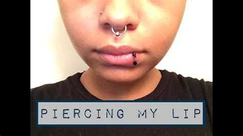 With enough practice anyone can become a good body piercer. Piercing My Lip/How To Pierce Your Lip At Home - YouTube