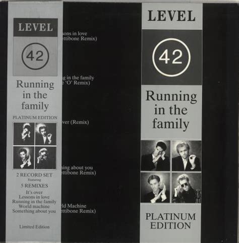 Level 42 children say guaranteed live 1991. Level 42 Running In The Family: Platinum Edition UK 2-LP ...