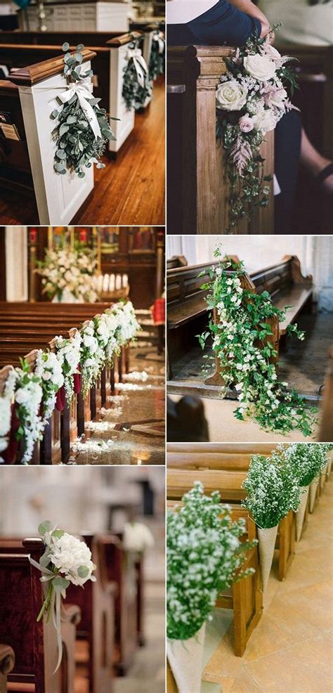 Get it as soon as tue, jun 15. 18 Church Pew Ends Wedding Aisle Decoration Ideas to Love - EmmaLovesWeddings | Wedding aisle ...