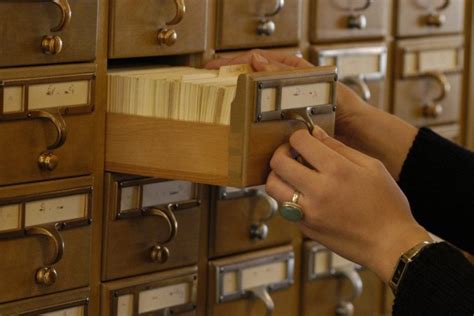 Vintage Card Catalogs Still Attracting Bookworms With Their Old School