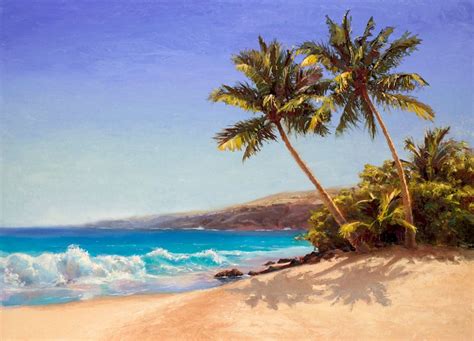 Hawaii Beach Art Fine Art Print Of Karens Original Oil Etsy