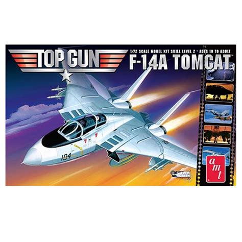 Top Gun F 14a Tomcat Fighter Jet 172 Scale Model Kit