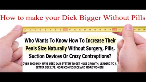 How To Make Your Penis Bigger Naturally Youtube