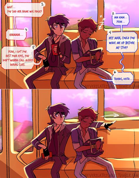All Aboard — Keith And Lance Sleep Through Lance’s Stop Voltron Memes Voltron Comics