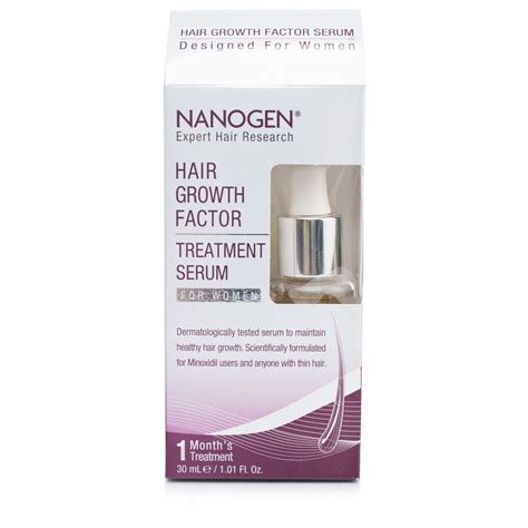 The hair density increases by 30 to 40% by six to eight sessions of treatment*. Nanogen Growth Factor Treatment Serum for Women | Chemist ...