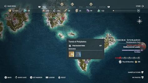 Southern Sporades Tombs In Assassin S Creed Odyssey Assassin S
