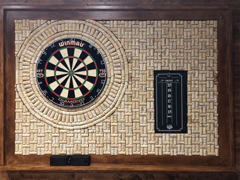 My Personal Cork Dart Board Set Up It Took A Week And 800 Corks To