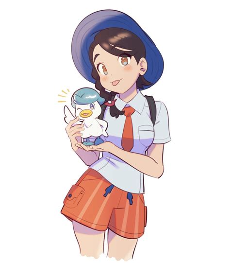 Quaxly And Female Protagonist Pokemon And More Drawn By Lilyglazed Danbooru