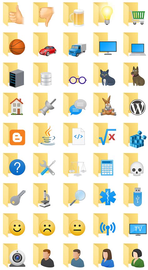 Cute Folder Icons For Windows 10