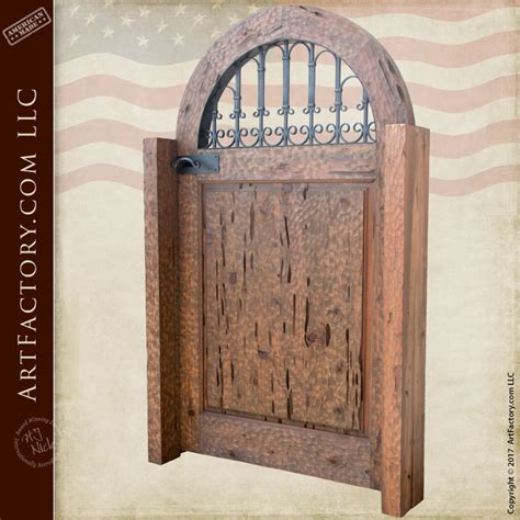 Arched Wood Garden Gate Custom Entrance Gates In Any Style