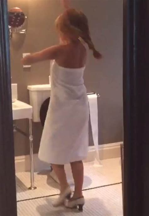 Amanda Holden Posted A Video Wearing Nothing But A Towel Daily Star