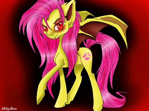 My Little Pony Fluttershy Vampire By Abbyboo55 On Deviantart