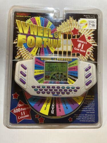 Vintage 1995 Wheel Of Fortune Tiger Electronic Handheld Game New Sealed