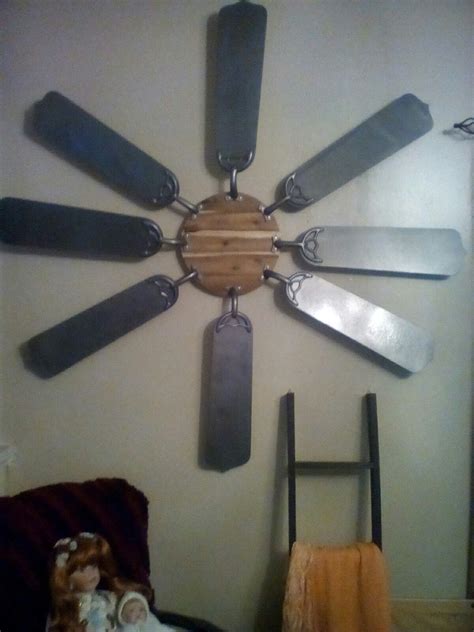 Made This Today Repurpose D Ceiling Fan Blades Ceiling Fan Fan