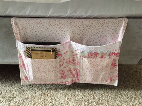 Maximize your storage space and make room for some of our stylish boxes by popping some high heels on your bed. Girls Bedside Bed Caddy, Bed organizer, Dorm organizer ...