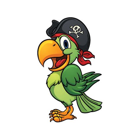 Printed Vinyl Pirate Parrot Stickers Factory
