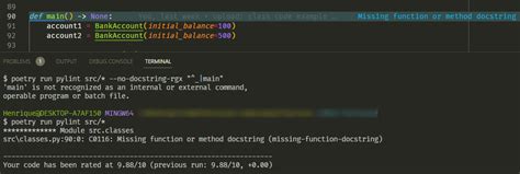 Python How To Add Main Function To Pylint Missing Function Docstring C0116 As An Exception