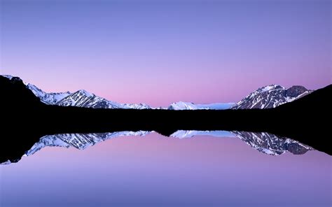 Nature Lake Landscape Reflection Fog Mountain Ice Tree Ultrahd 4k