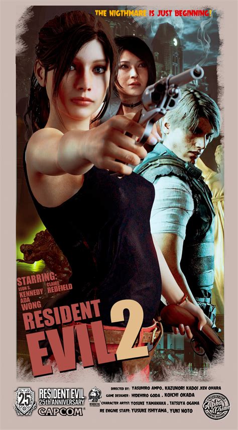 Artstation Resident Evil 2 Game Poster