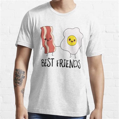 Best Friends Bacon And Eggs Cute Matching Couple T Shirt For Sale By