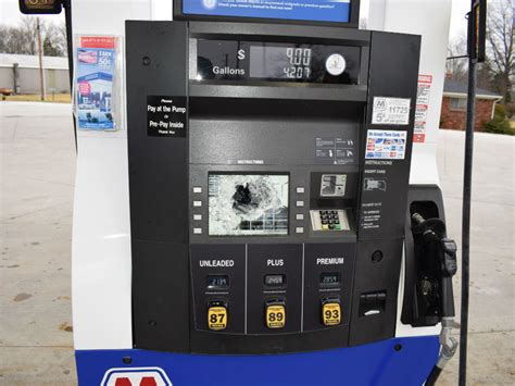 Laurie berkner meets a very special chipmunk while stopping for gas. Camera captures men shooting gas pumps with gun on far ...
