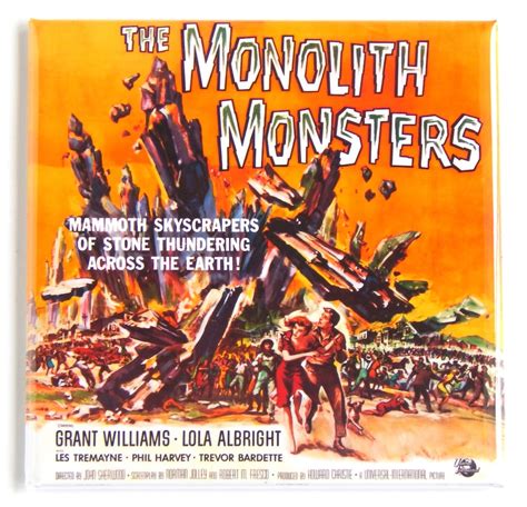 The Monolith Monsters Movie Poster Fridge Magnet Style Etsy