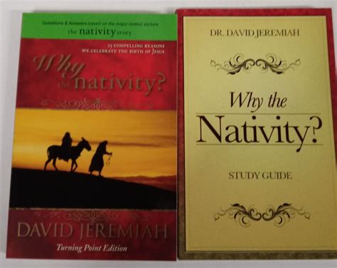 David Jeremiah Why The Nativity Study Guide Very Good Ebay