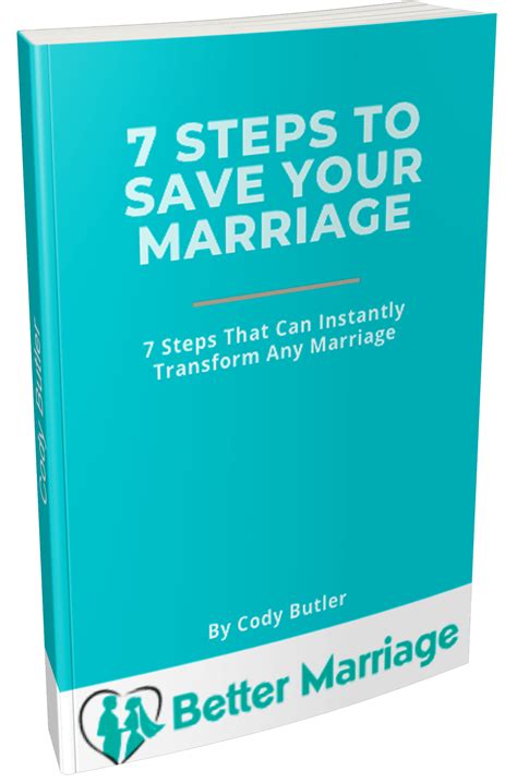 7 Steps To Save Your Marriage