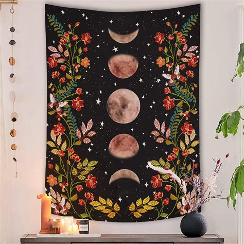 Moon Tapestry Mandala Wall Hangings Boho Poster Bedspread Bedroom Decor
