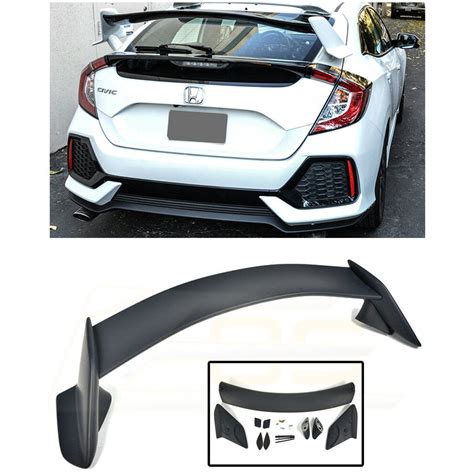 replacement for 2016 present honda civic hatchback fk4 fk7 eos type r style jdm abs plastic
