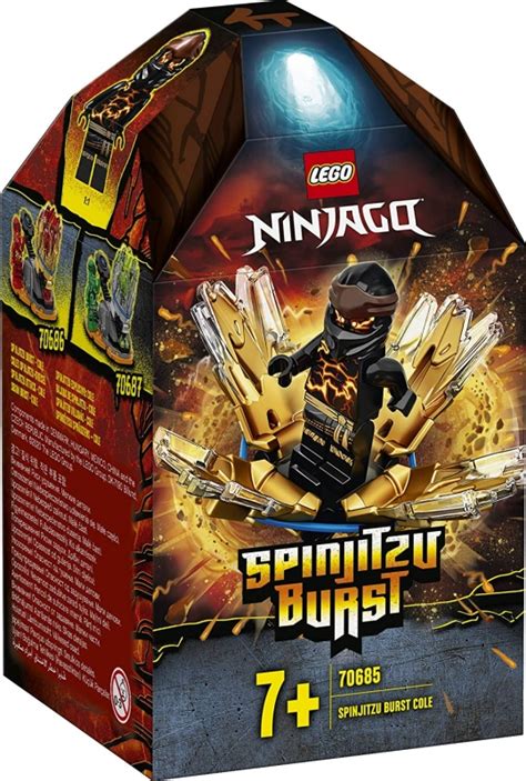 Lego 70685 Ninjago Coles Spinjitzu Kreisel Und Cole Minifigur Set