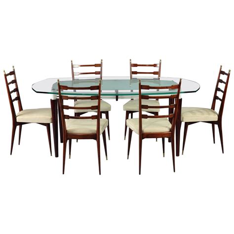 Mahogany Dining Table and 12 Chairs Set at 1stDibs