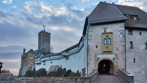 Wartburg Im Th Ringer Wald Eisenach Eine Der Bedeutesten Burgen