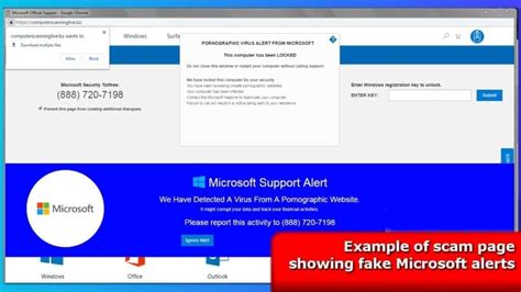 Pornographic Virus Alert From Microsoft 2020 Removal Guide Geeks Advice