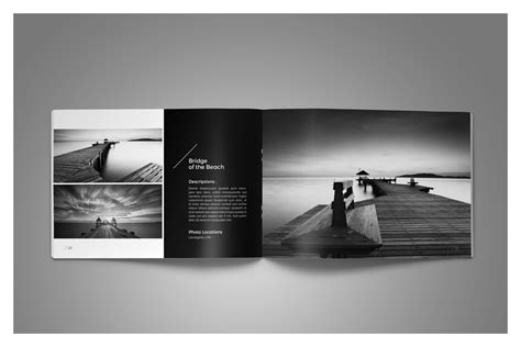 A5 Photography Portfolio Template On Yellow Images Creative Store