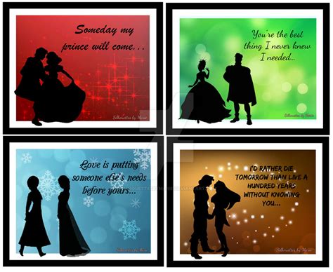 Disney Couples Love Quotes 2 By Silhouettesbymarie On Deviantart