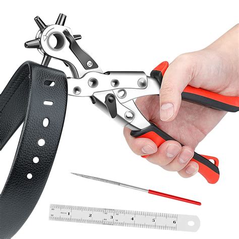 Airaj Pro Leather Hole Punchbelt Puncher Heavy Duty With 6 Holes