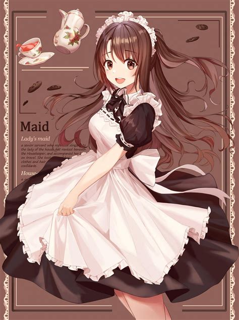 Maid Uzuki The Idolmster Cinderella Girls Animemaids