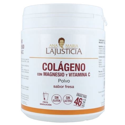 colágeno con magnesio y vitamina c sabor a fresa en polvo linio My
