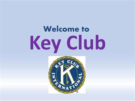 Ppt Key Club Powerpoint Presentation Free Download Id3794928