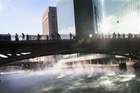 Brutal Cold Freezes Chicago Leaving Winter Scenes