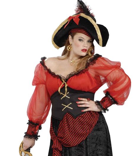 Buccaneer Beauty Plus Size Pirate Costume Womens Pirate Costume