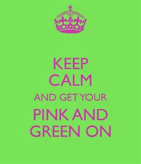 Alpha Kappa Alpha Sorority Pink And Green Keep Calm Artwork